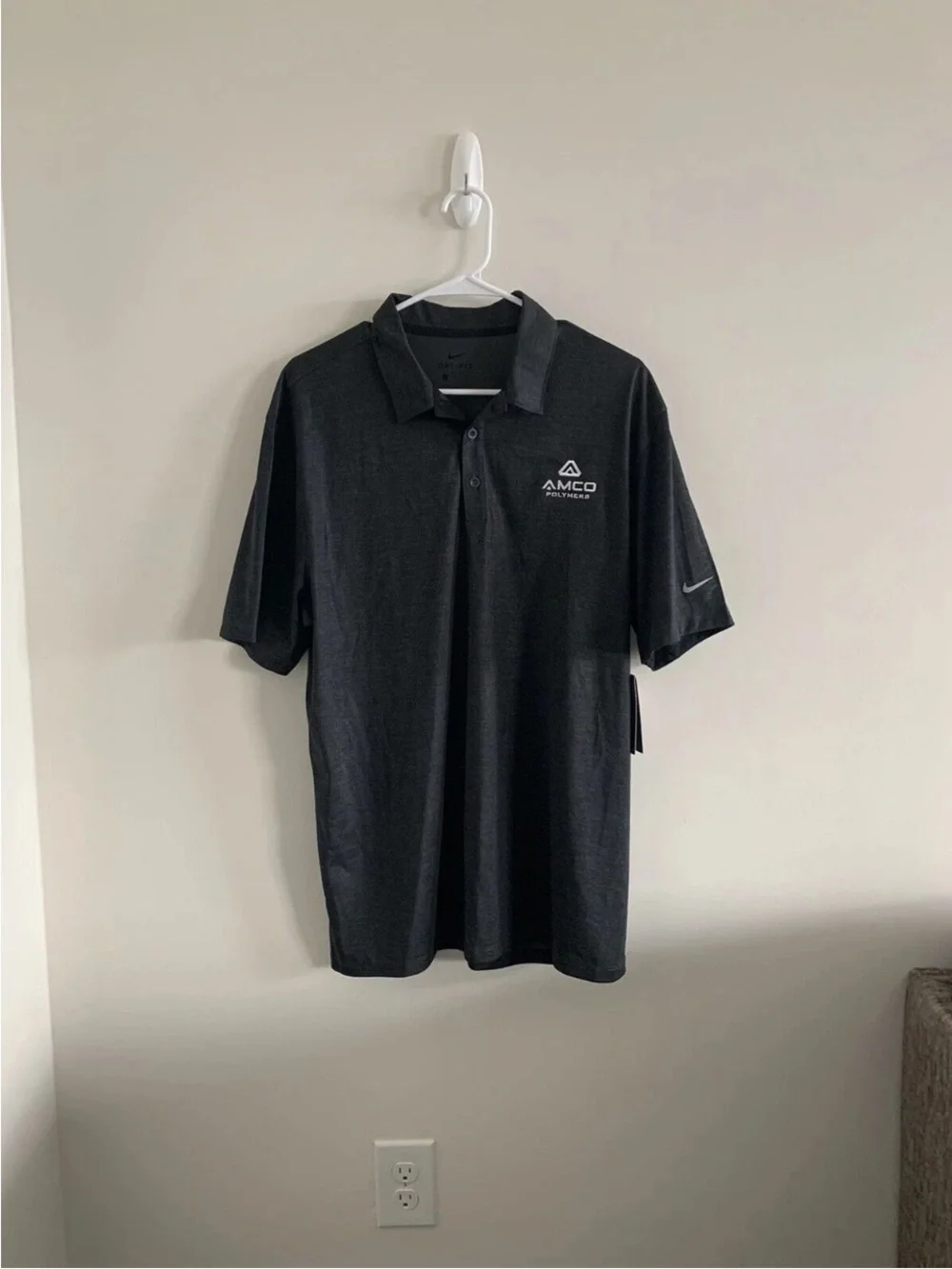 Nike Dri Fit Black Men’s Polo with AMCO Embroidery